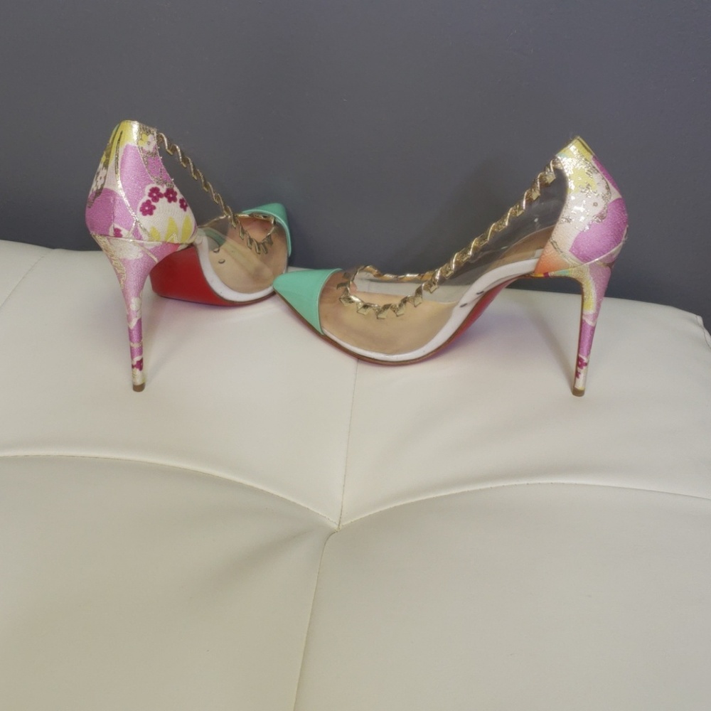 Louboutin White Pigalle Follies *****AUTHENTIC***